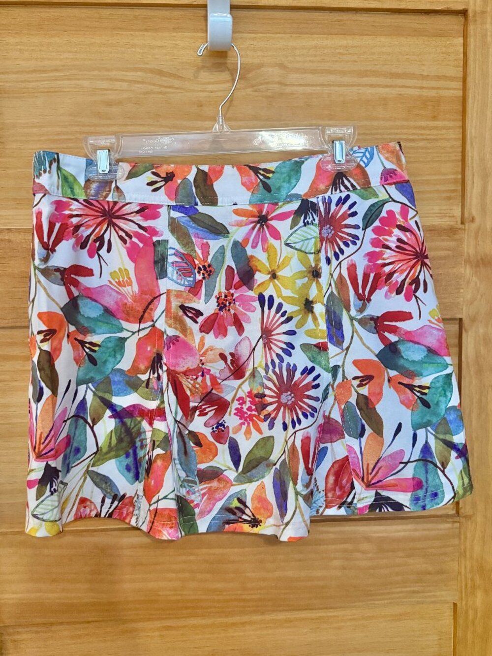 RipSkirt Hawaii Colorful Wildflower Wrap Front Performance Beach Cover Skirt M